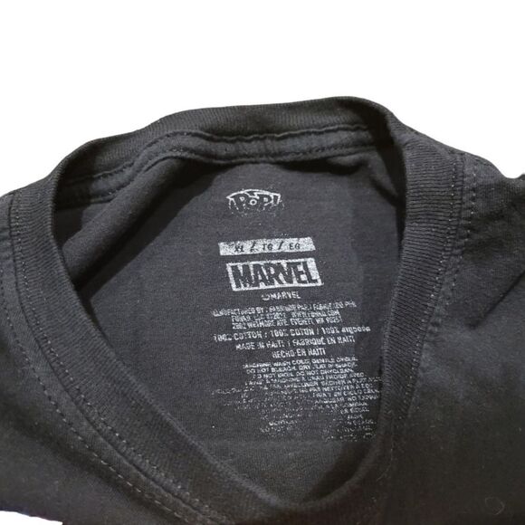 Marvel funny graphic black top tee tshirt - Picture 3 of 4